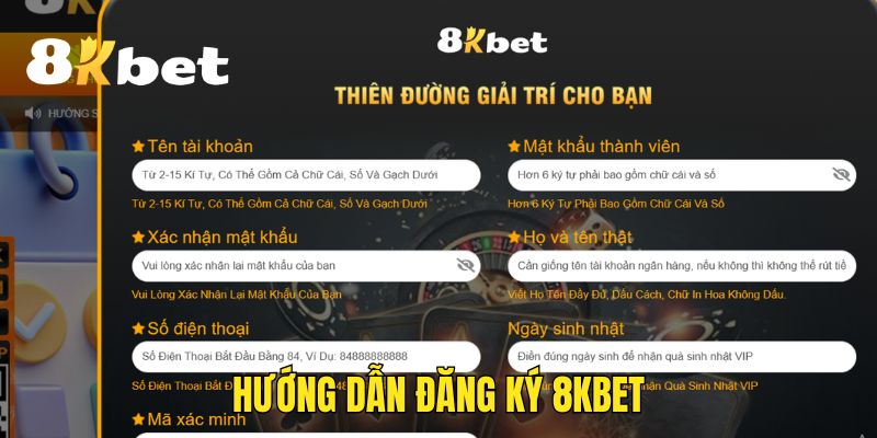Hướng dẫn về cách đăng ký tài khoản game tại nhà cái